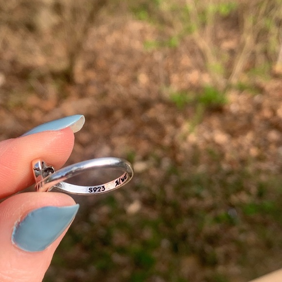 Silver always in my heart ring - Picture 3 of 7